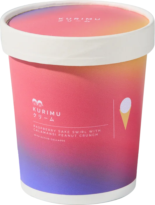 Raspberry Sake pint